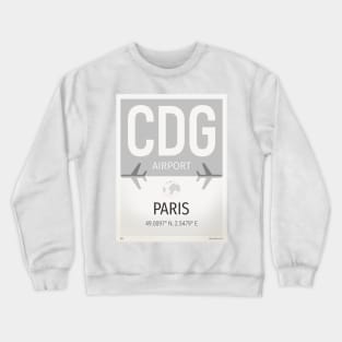 CDG Airport Crewneck Sweatshirt